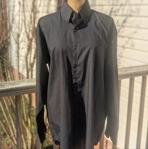 Duck Head Classic Black Wrinkle Free Dress Shirt